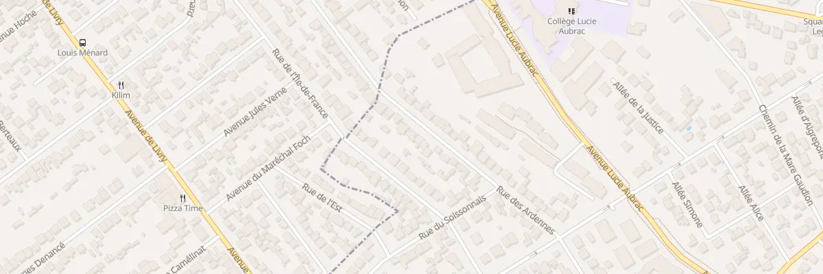 Plan du 25 Rue des Ardennes à Livry-Gargan