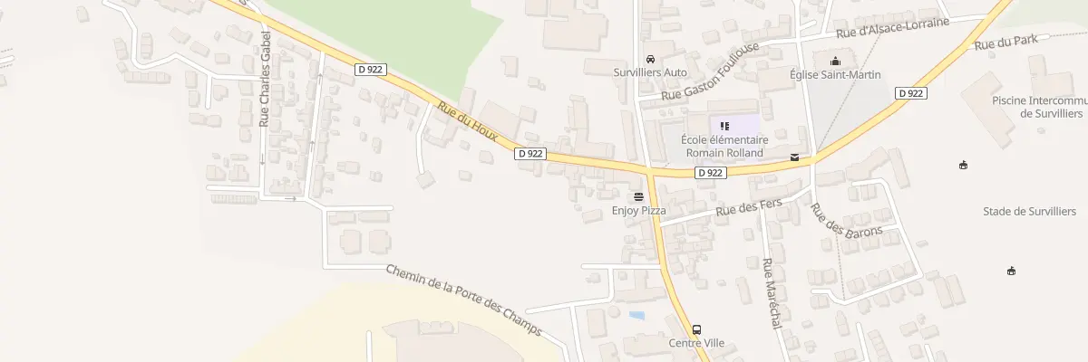 Plan du 15 Rue du Houx à Survilliers