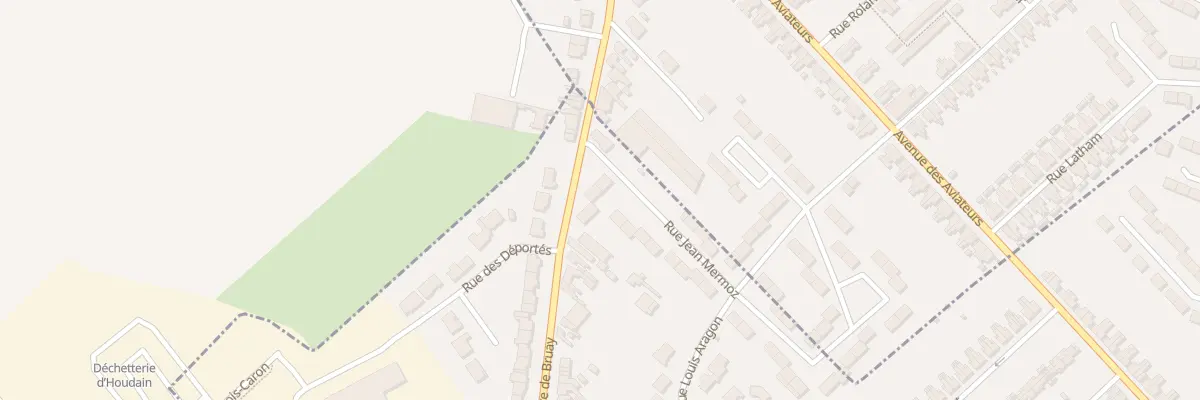 Plan du 1220 Rue de Bruay à Houdain