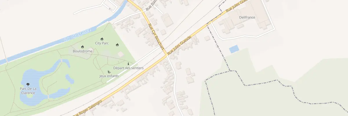 Plan du 1 Rue Haute à Lapugnoy