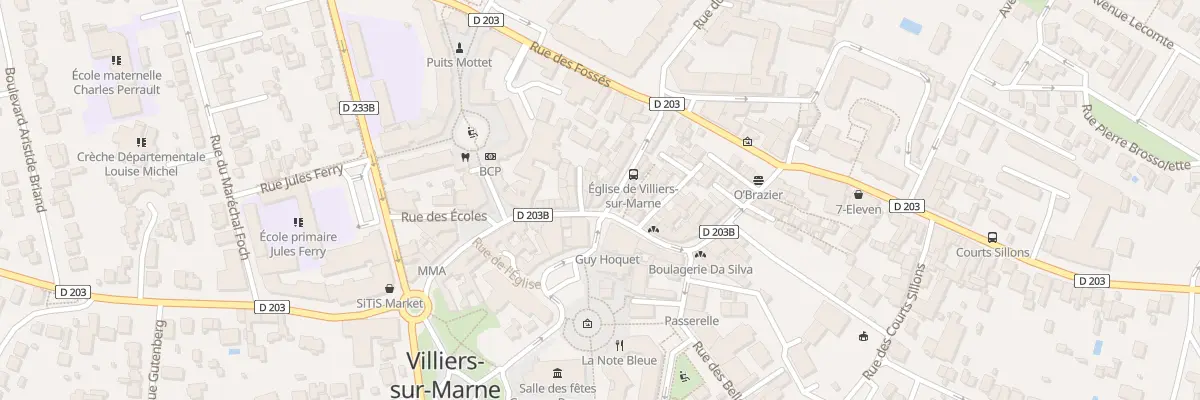 Plan du 65 Rue du Général de Gaulle à Villiers-sur-Marne