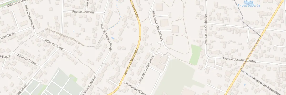 Plan du 44 Rue du 19 Mars 1962 à Gagny