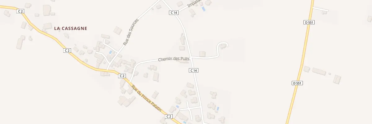 Plan du 1264 Rte des Quatre Vents à Calmont