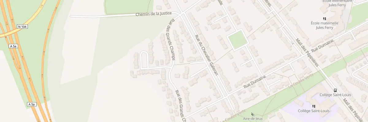 Plan du 53 Rue des Grands Champs à Lieusaint