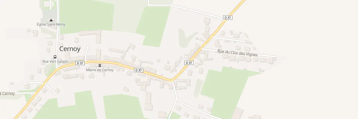 Plan du 255 Rue Saint-rémy à Cernoy