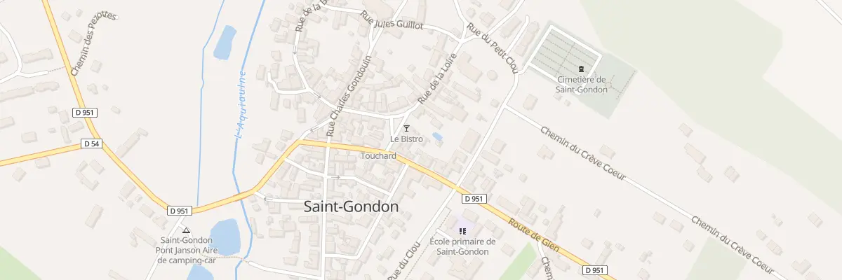 Plan du 1 Rte de Gien à Saint-Gondon