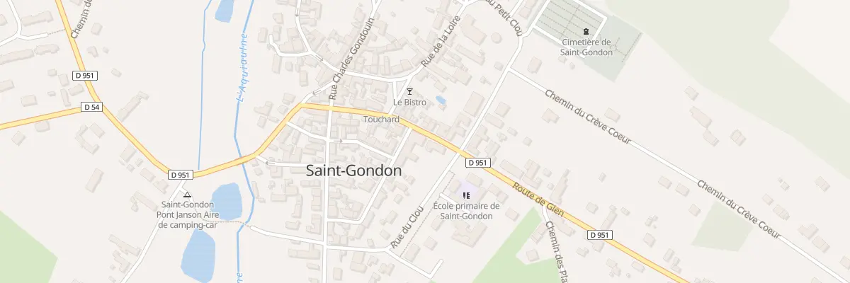Plan du 6 Rue de Gien à Saint-Gondon
