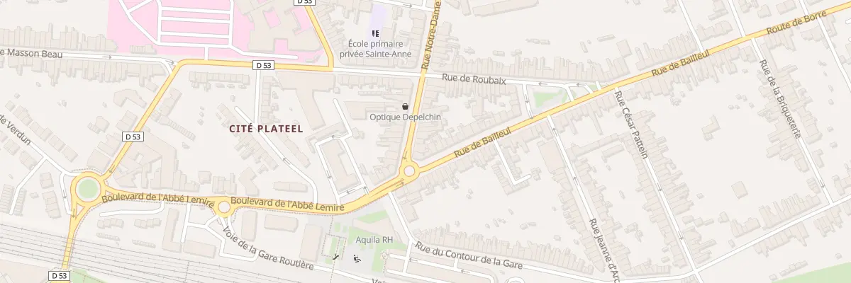 Plan du 10 Rue Notre Dame à Hazebrouck
