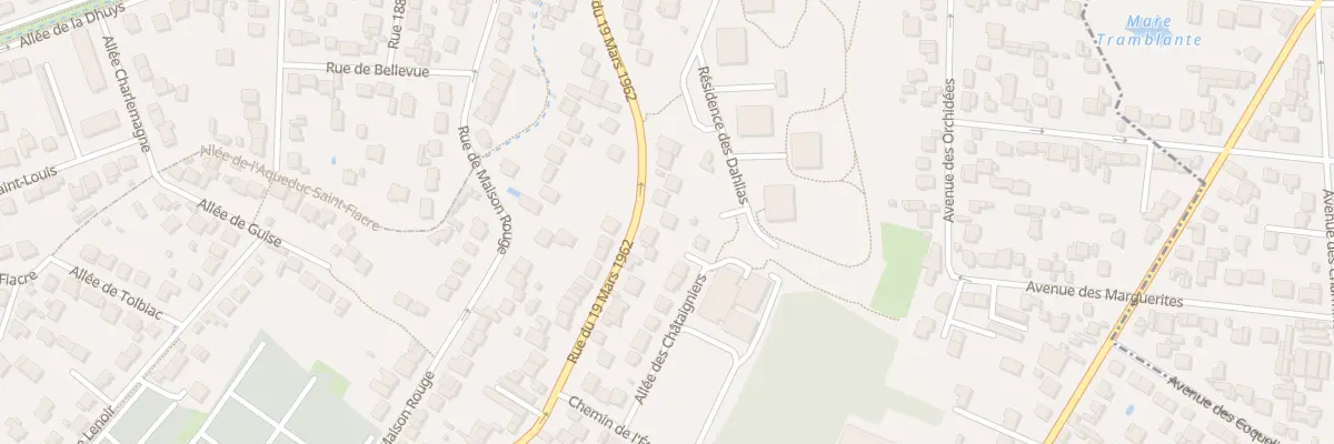Plan du 46 Rue du 19 Mars 1962 à Gagny