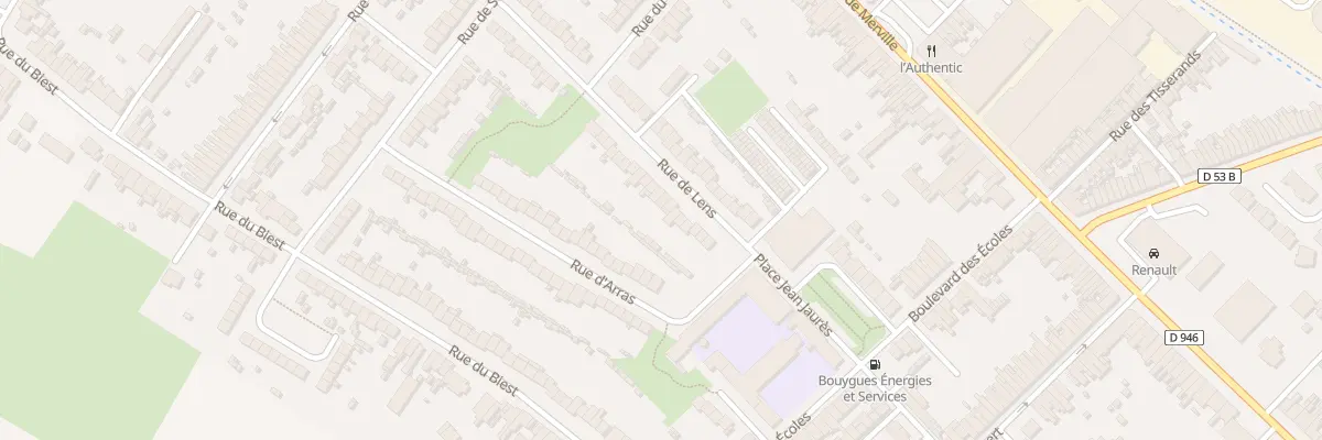 Plan du 46 Rue de Lens à Hazebrouck