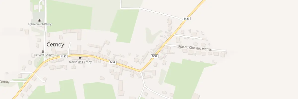 Plan du 279 Rue Saint-rémy à Cernoy