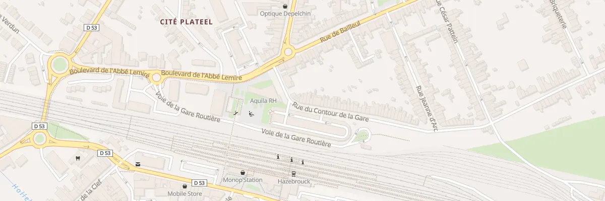 Plan du 5 Rue du Contour de la Gare à Hazebrouck