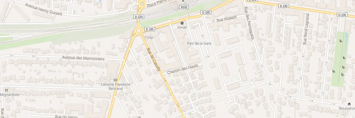 Plan du 8 All de la Justice à Villiers-sur-Marne