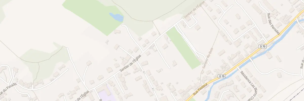 Plan du 11 Sen de l’Eglise à Lapugnoy