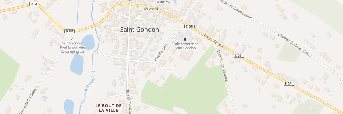 Plan du 4 Rue du Clou à Saint-Gondon