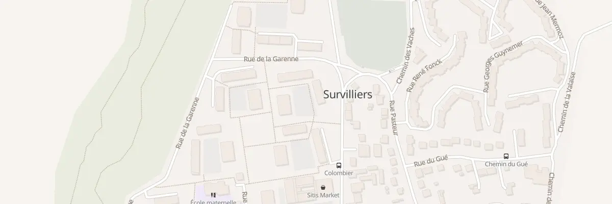 Plan du 1 Sq Les Lierres à Survilliers
