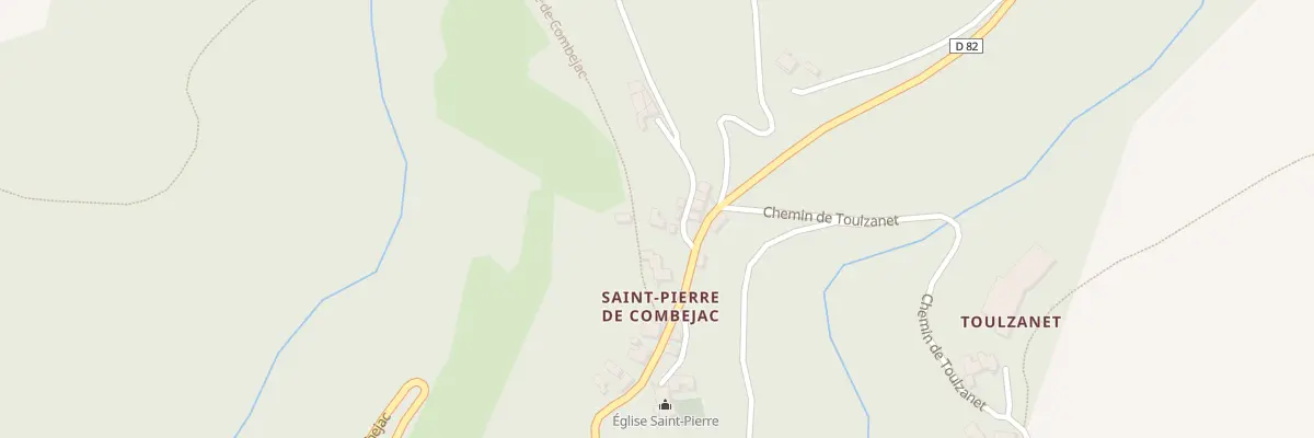 Plan du 5630 Saint Pierre de Combejac à Lacaze