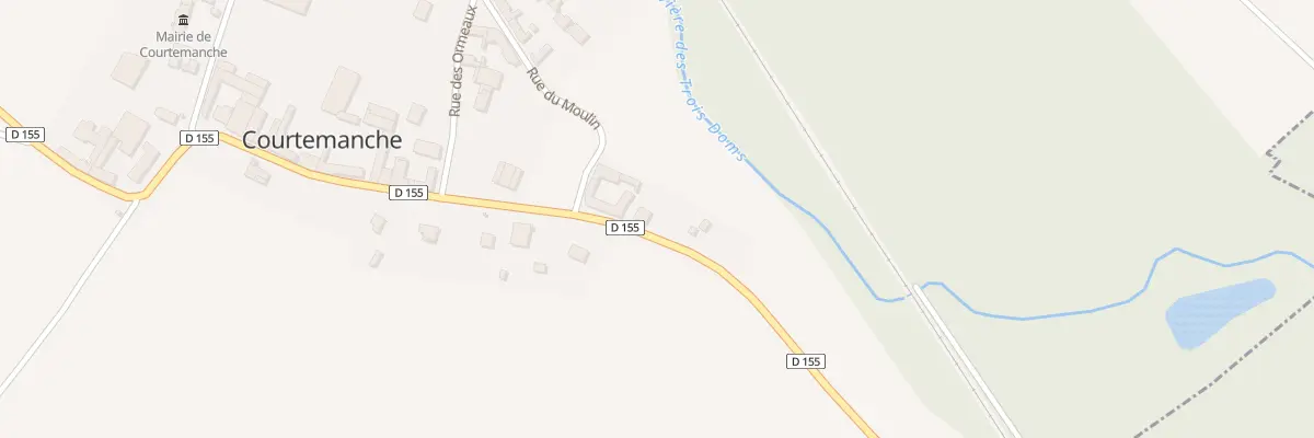 Plan du 5006 Le Village à Courtemanche