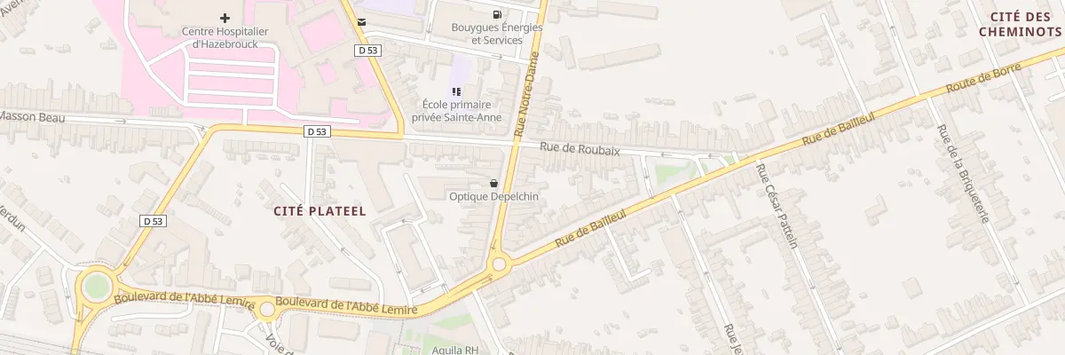 Plan du 26 Rue Notre Dame à Hazebrouck