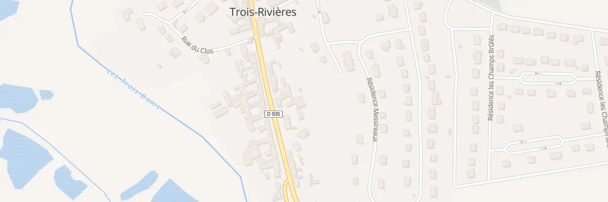Plan du 1873 Rue Nationale à Trois-Rivières
