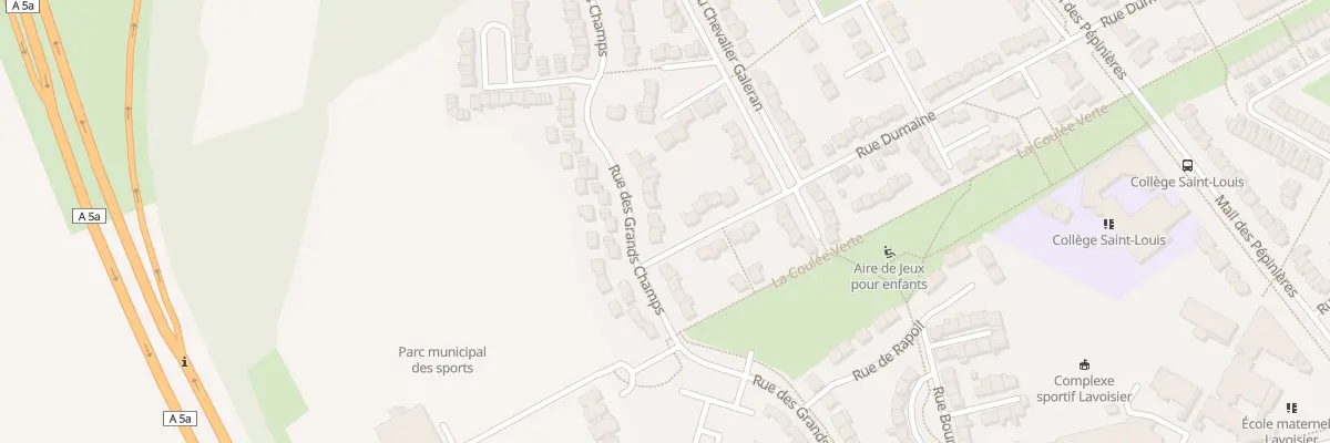 Plan du 65 Rue des Grands Champs à Lieusaint