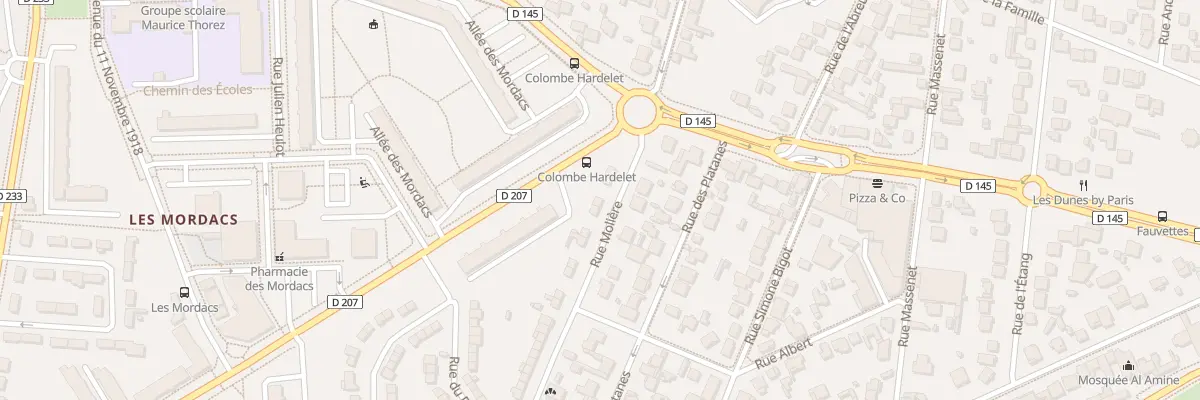 Plan du 6 Rue Molière à Champigny-sur-Marne