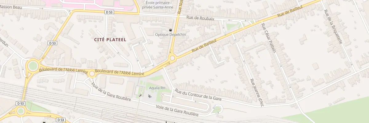 Plan du 14 Rue de Bailleul à Hazebrouck