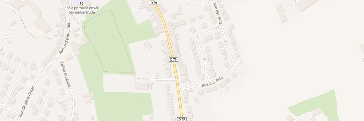 Plan du 28 Rue de Bambecque à Rexpoëde