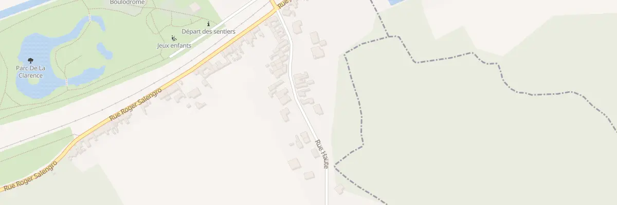 Plan du 33 Rue Haute à Lapugnoy