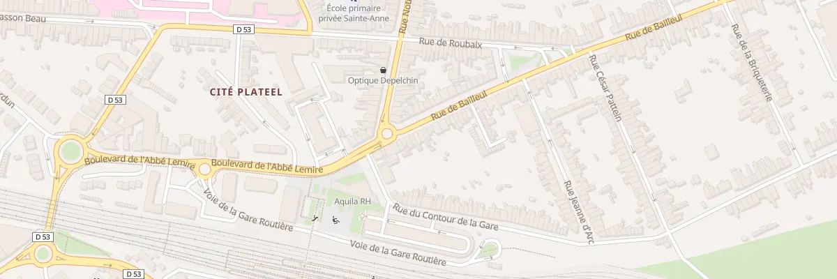 Plan du 16 Rue de Bailleul à Hazebrouck
