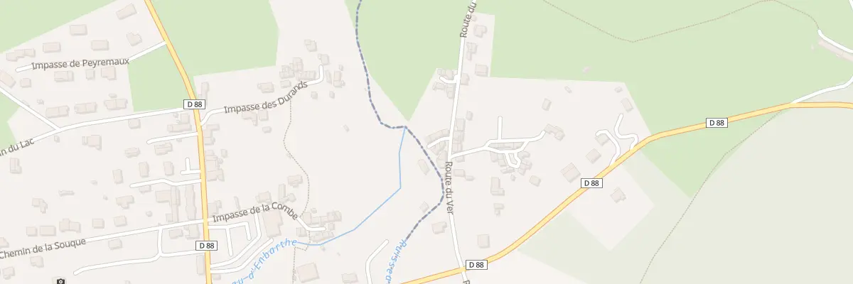 Plan du 252 Che du Ver à Sauveterre