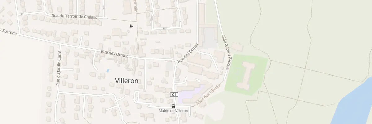 Plan du 1 All du Pigeonnier à Villeron