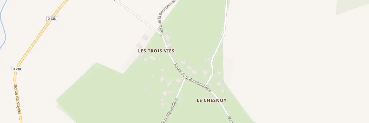 Plan du 81 Rte de la Bourbonnière à Chailly-en-Gâtinais