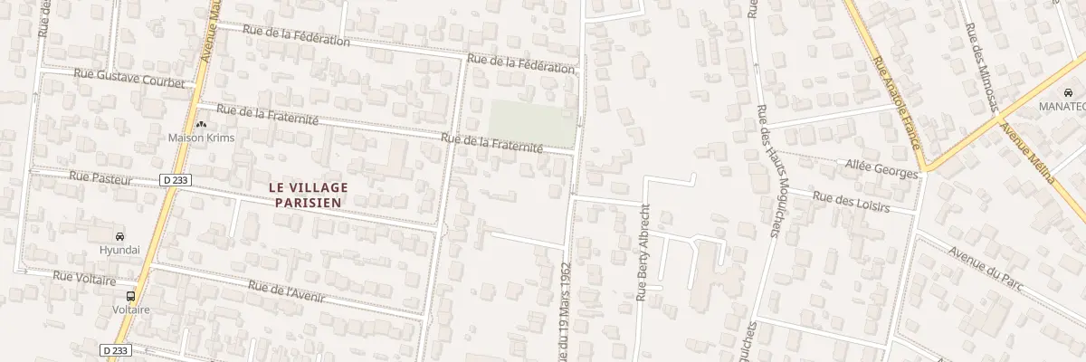 Plan du 40 Rue de la Fraternité à Champigny-sur-Marne
