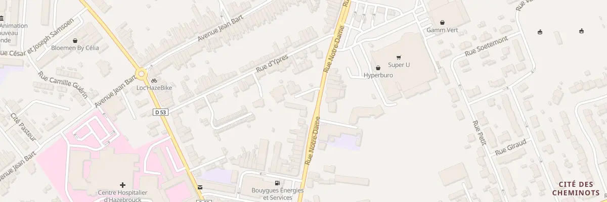 Plan du 69 Rue Notre Dame à Hazebrouck
