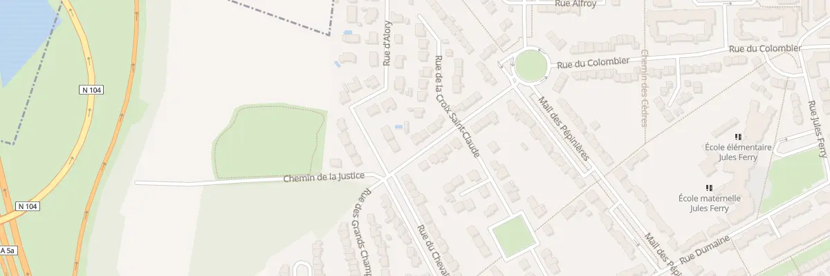 Plan du 16 Rue des Grands Champs à Lieusaint