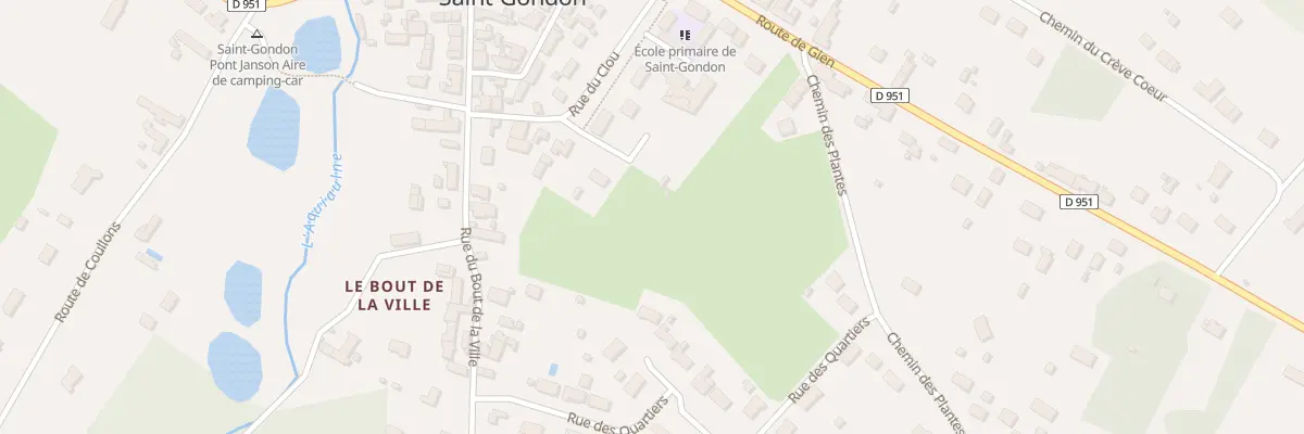 Plan du 8 Rue du Clou à Saint-Gondon