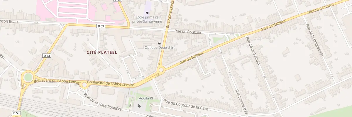 Plan du 5 Rue de Bailleul à Hazebrouck