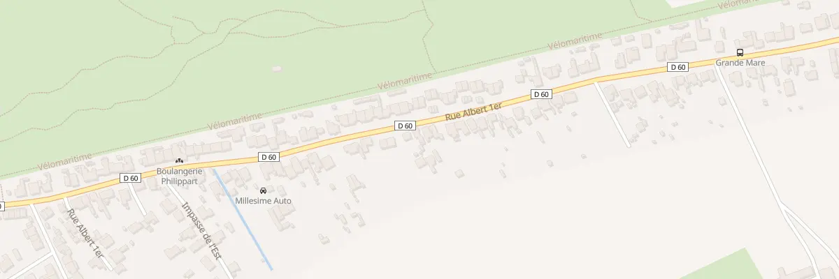 Plan du 100 Rue Albert 1er à Bray-Dunes
