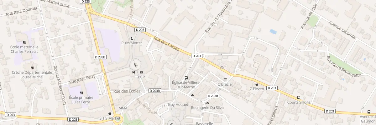 Plan du 7B Rue Marthe Debaize à Villiers-sur-Marne