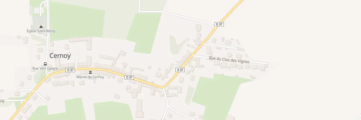 Plan du 289 Rue Saint-rémy à Cernoy