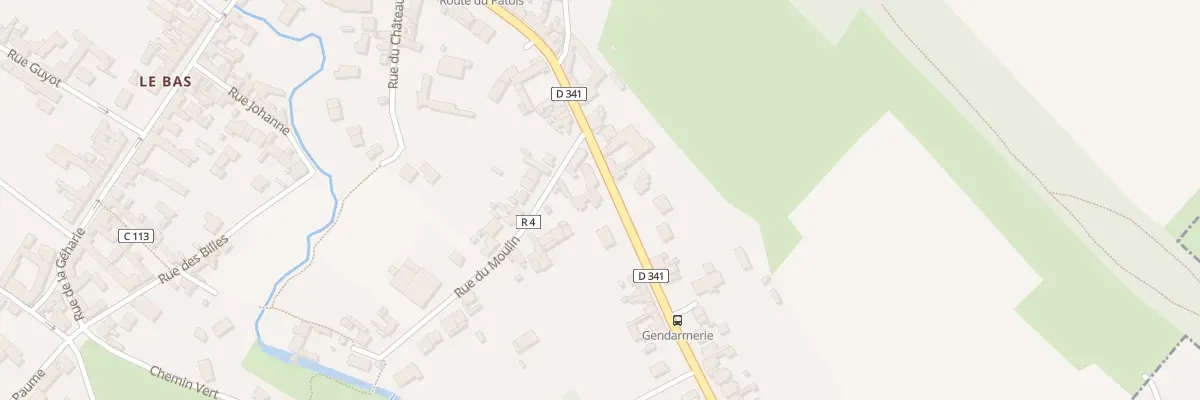 Plan du 242 Rue de la Gendarmerie à Houdain