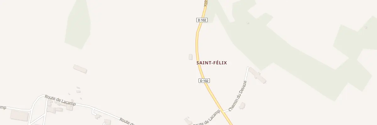 Plan du 5207 Saint Felix à Saint-Félix-de-Lunel