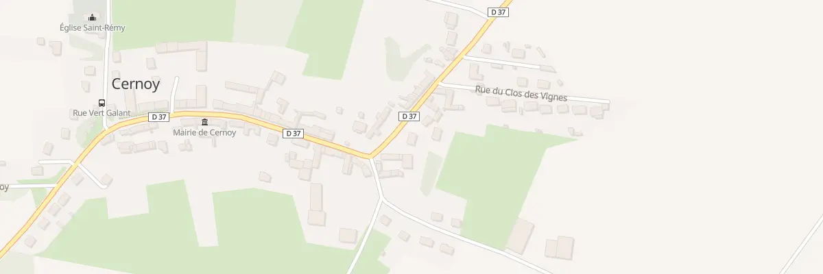 Plan du 240 Rue Saint-rémy à Cernoy