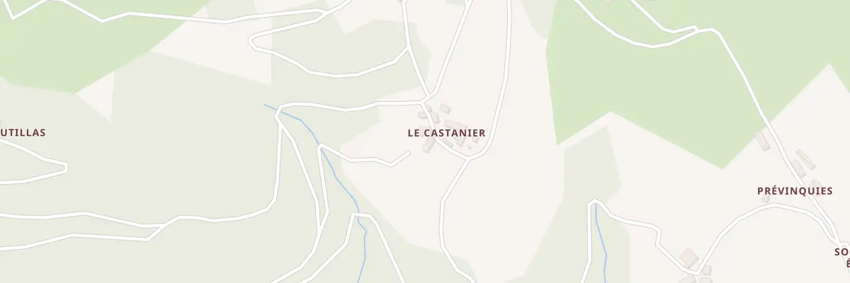 Plan du 5096 Castanier à Saint-Hippolyte