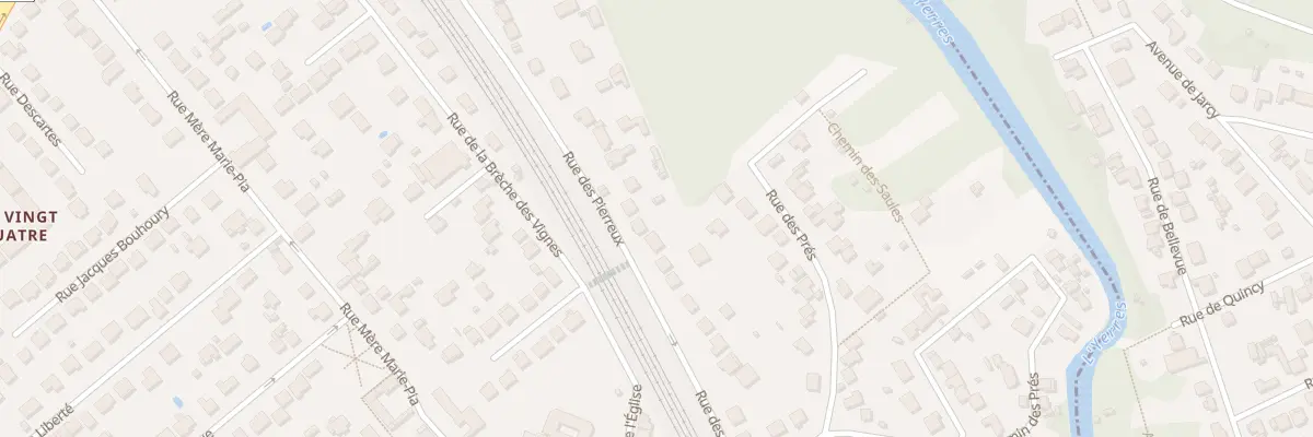 Plan du 22 Rue des Pierreux à Quincy-sous-Sénart