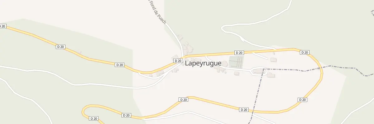 Plan du 5026 Le Bourg à Lapeyrugue