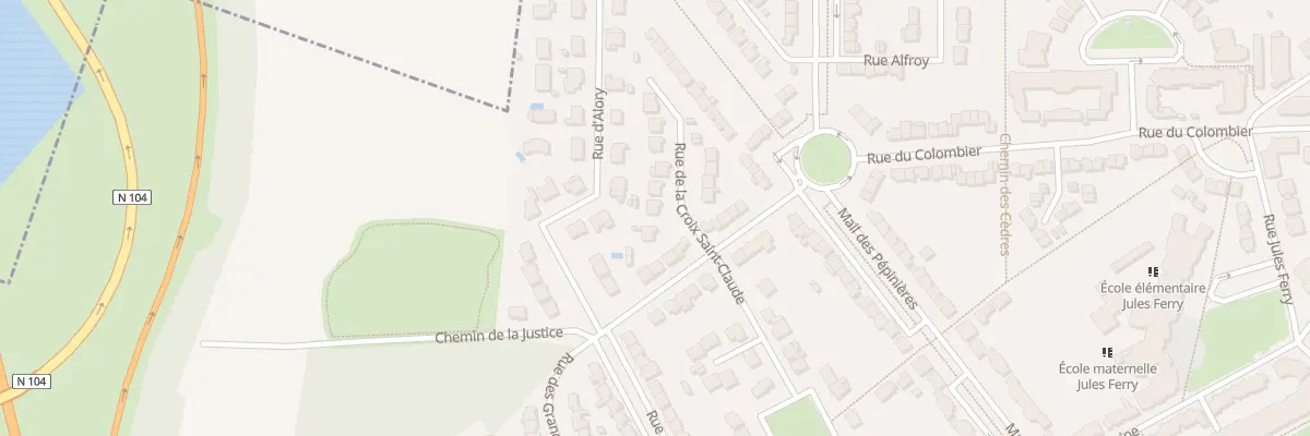 Plan du 12 Rue de la Croix Saint Claude à Lieusaint