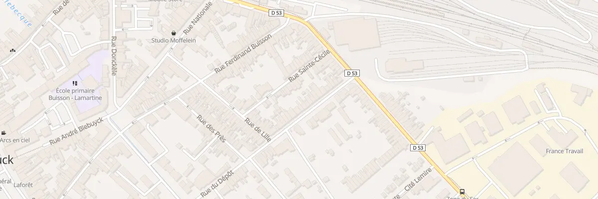 Plan du 24 Rue du Dépôt à Hazebrouck