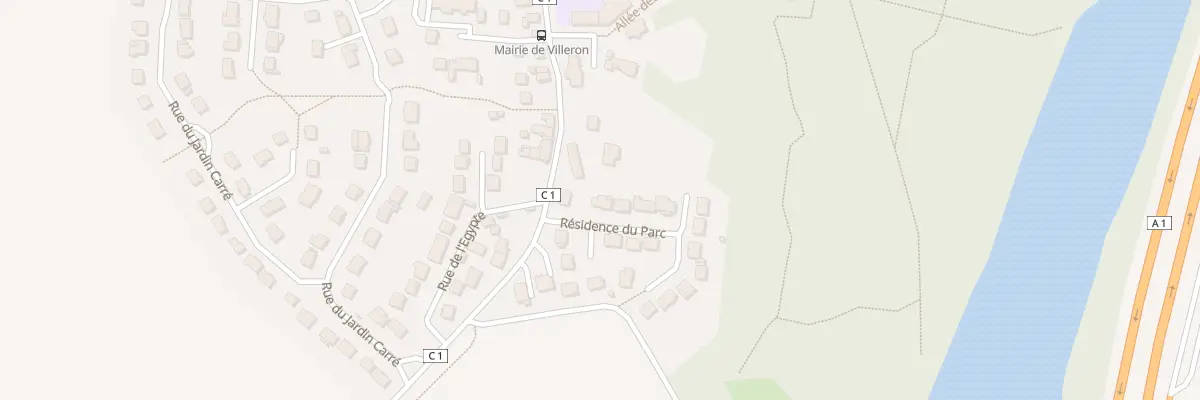 Plan du 1 Res du Parc à Villeron